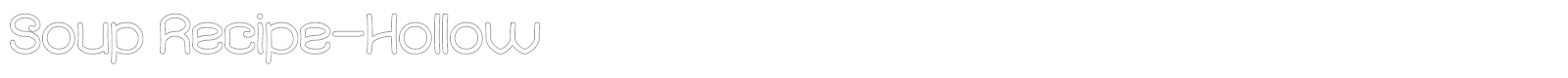 Soup Recipe font preview